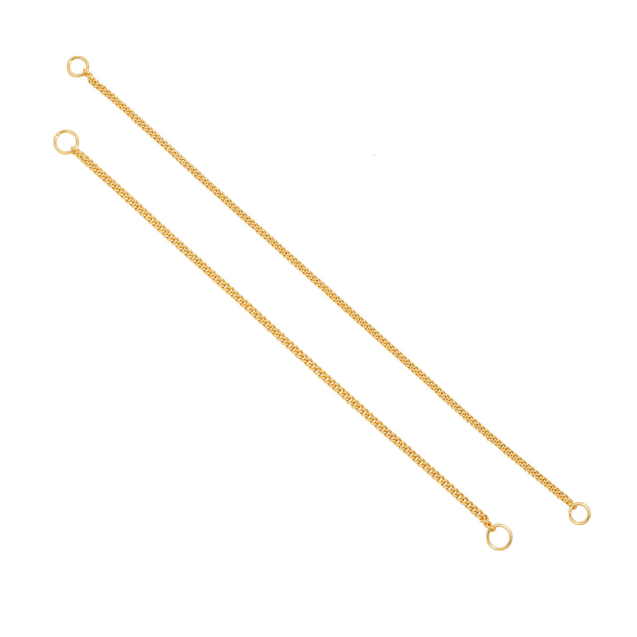 Champagne - Slip Curve Show Chain - Gold