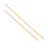 Champagne - Slip Curve Show Chain - Gold