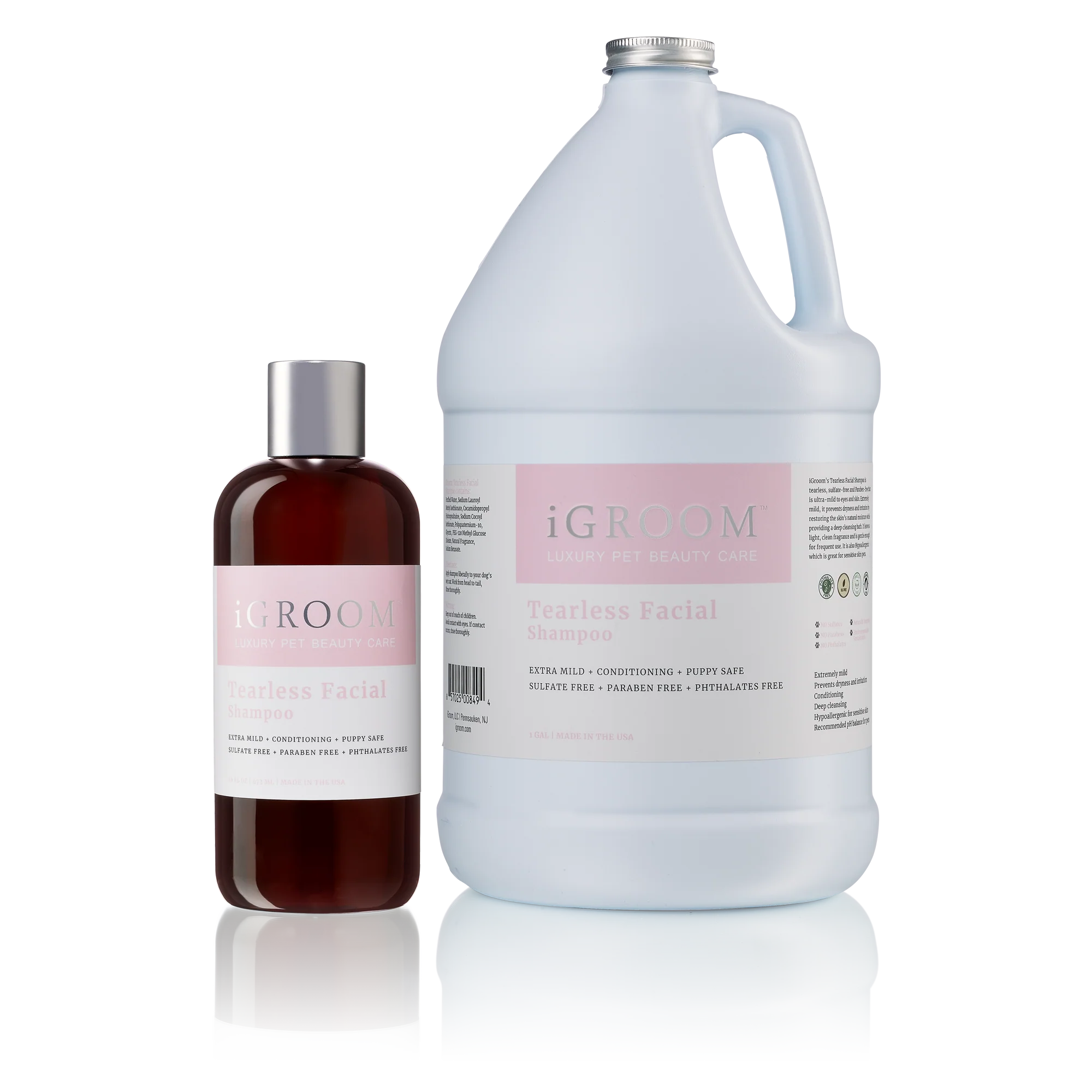 iGROOM - Tearless Facial Shampoo (2 sizes) ...
