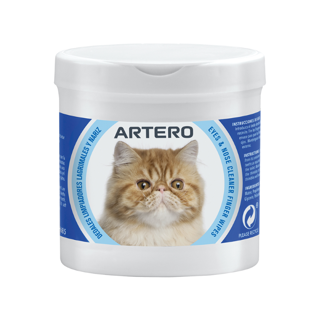 Artero 4CATS Disposable Eye & Nose Wipes - 50 wipes (H756)