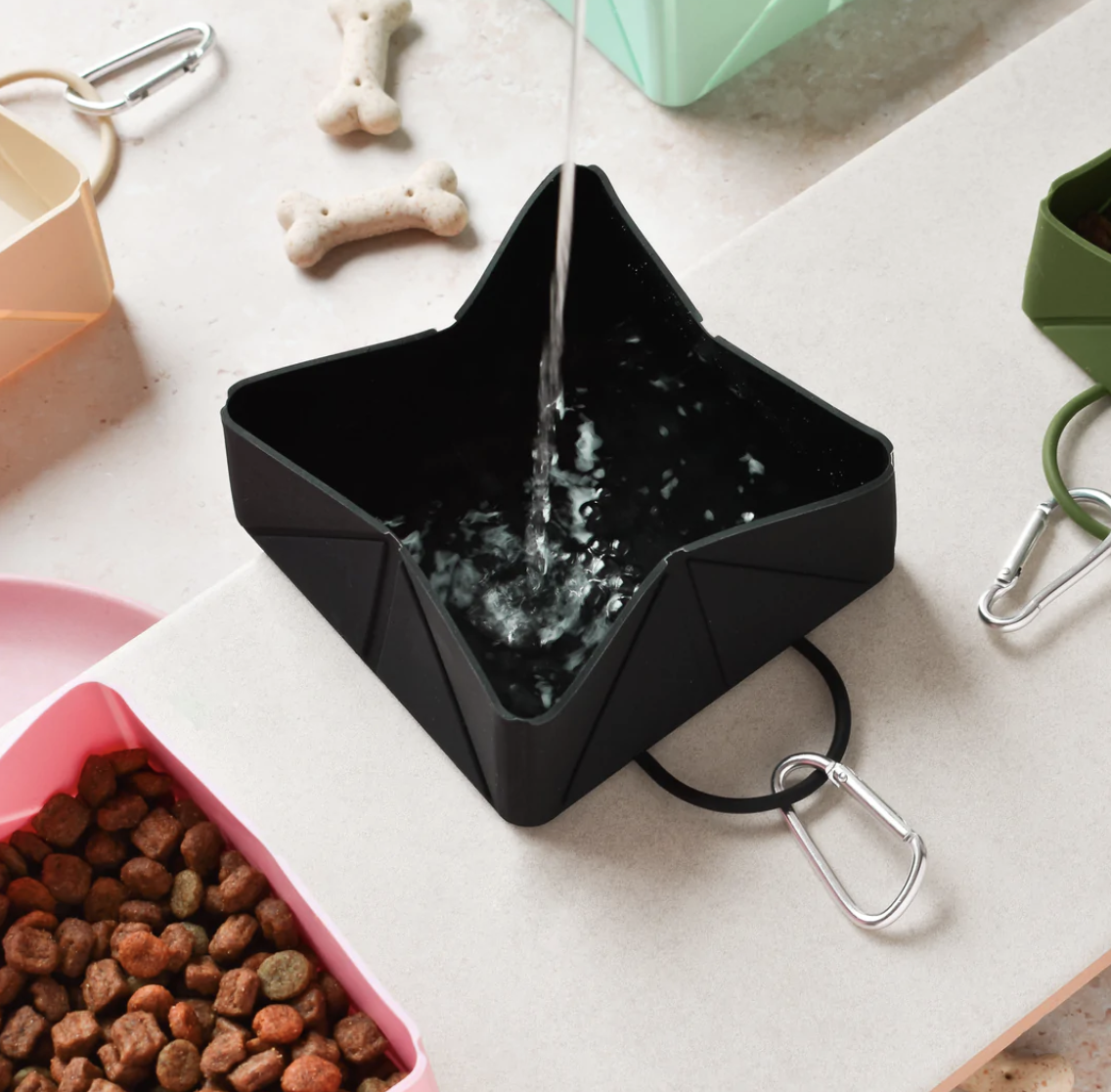 Foldable Travel Bowl - Black
