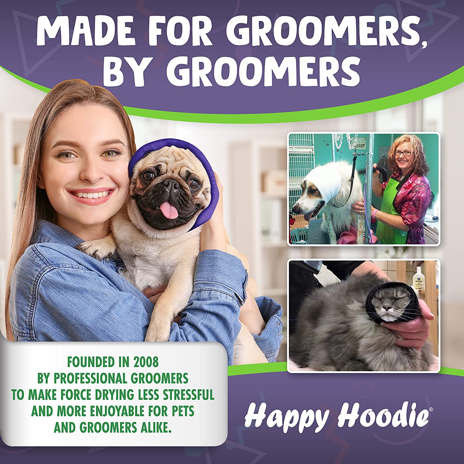 Happy Hoodie (Black) for Dogs & Cats  ... 5 Options