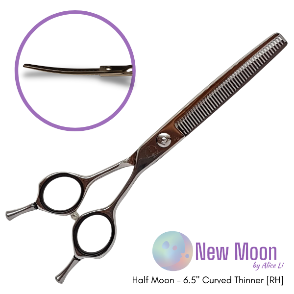 Curved thinning shears for dogs best sale