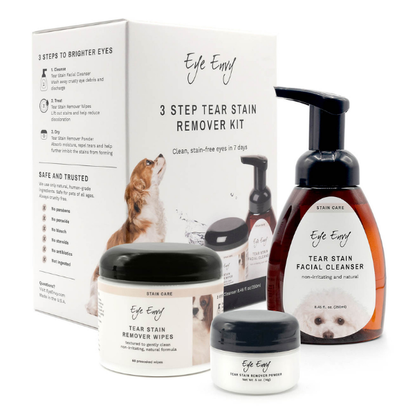 Eye Envy - 3 Step Tear Stain Solution Kit [Dog & Cat]