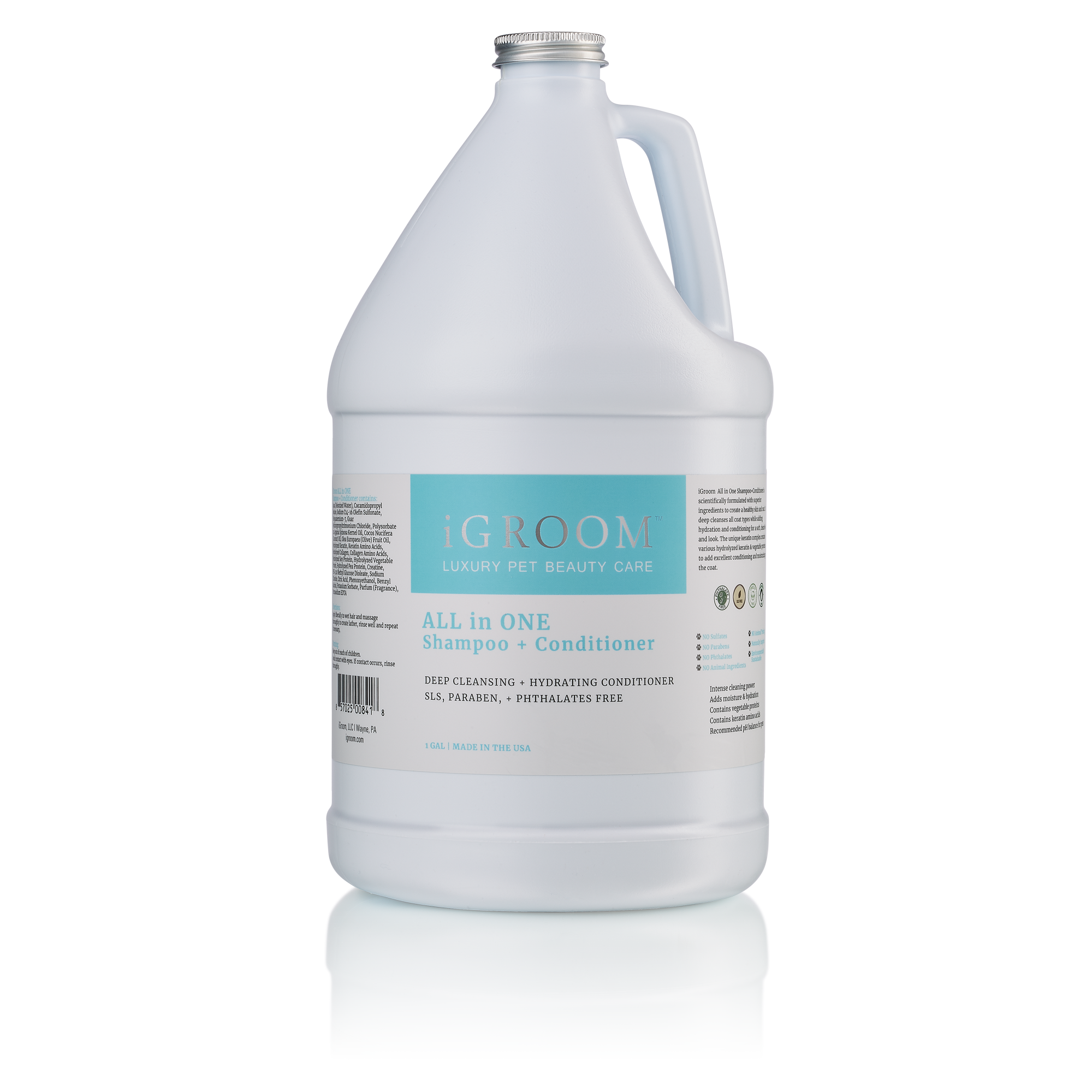 iGROOM - All-In-One Shampoo + Conditioner (2 sizes) ...