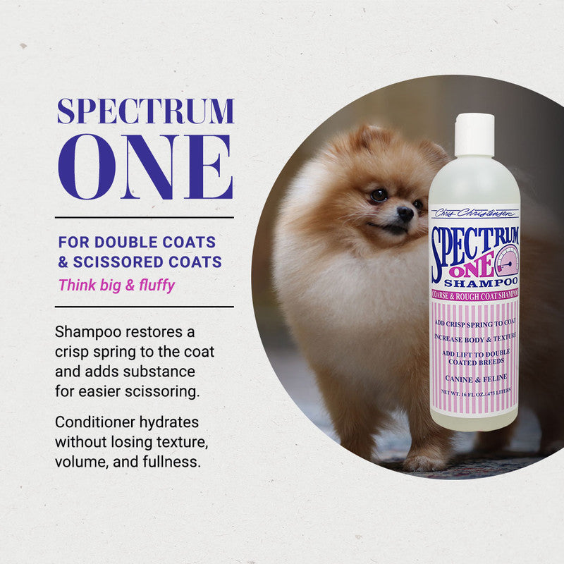 Spectrum One Coarse & Rough Coat Shampoo (3 sizes) ...