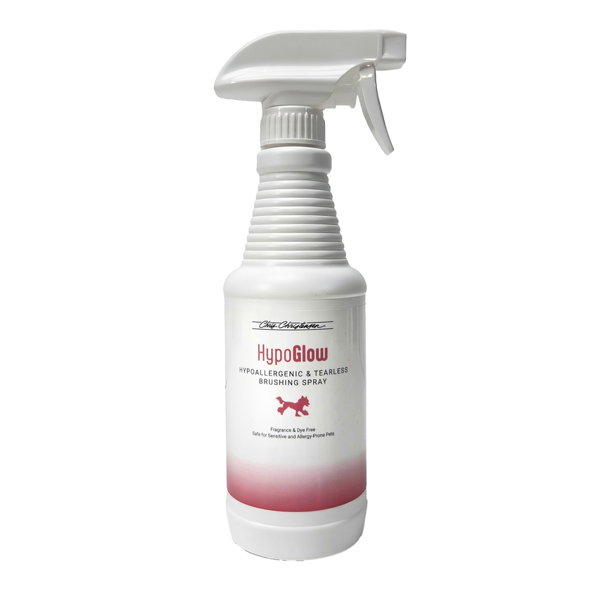 HypoGlow Hypoallergenic & Tearless Brushing Spray ... Ready-to-Use (2 sizes) ...