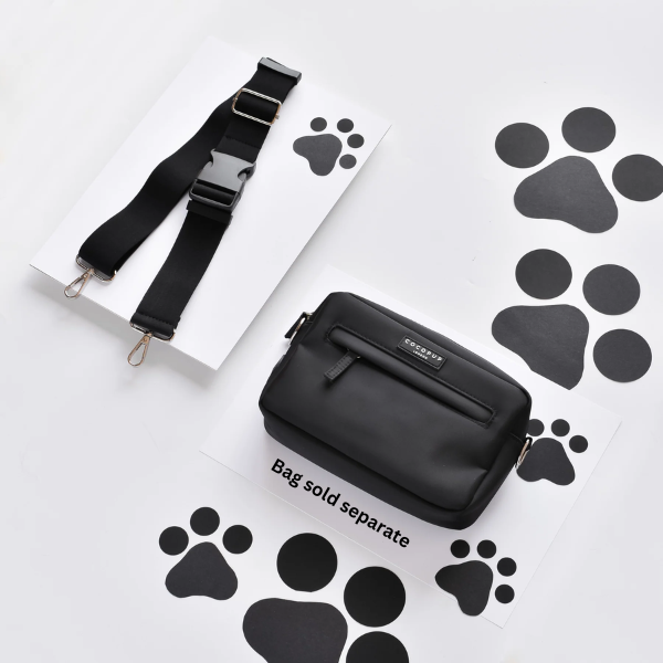 Bum Bag Strap (For Dog Walking Bag) - Black