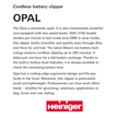 Heiniger Opal Clipper - Single Battery (154200) | Double Battery (154300)
