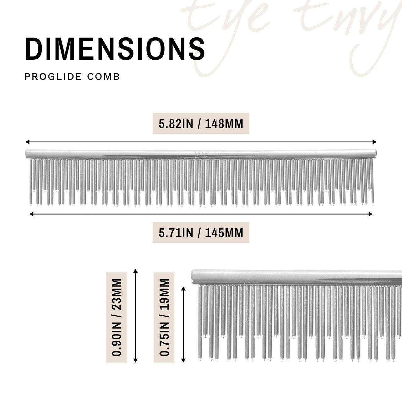 Eye Envy - Pro-Glide Cat Comb (EE811)