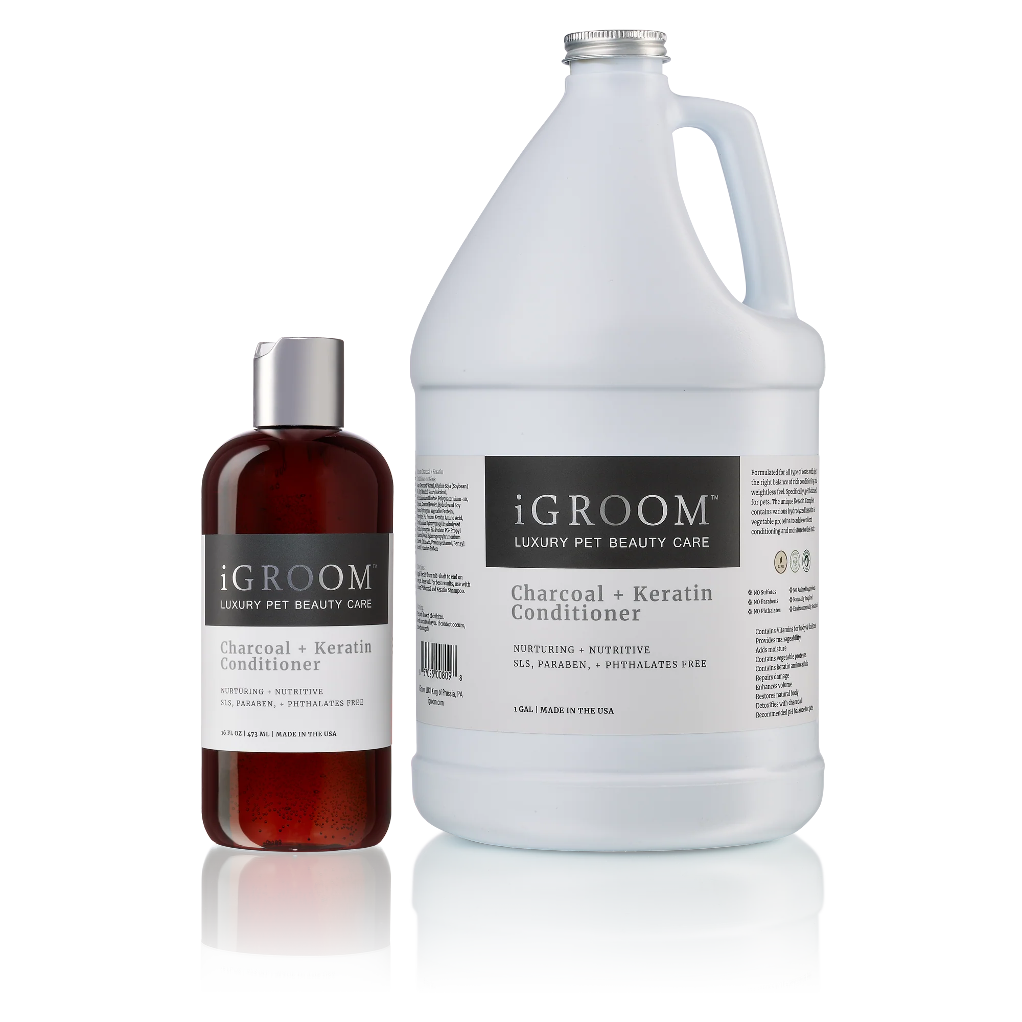 iGROOM - Charcoal + Keratin Conditioner (2 sizes) ...