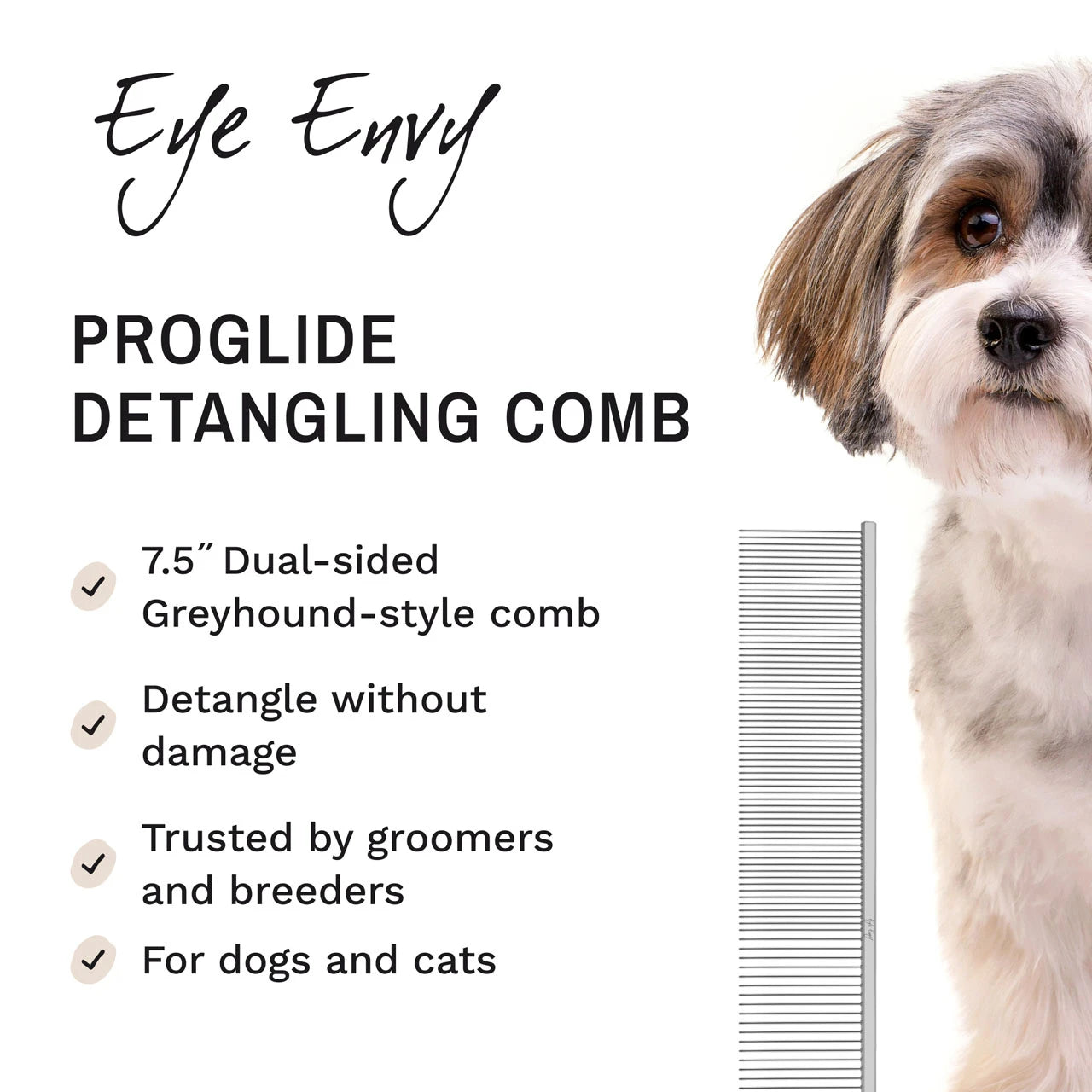 Eye Envy - Pro-Glide  Finishing Comb 8.75