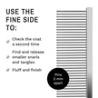 Eye Envy - Pro-Glide  Finishing Comb 8.75