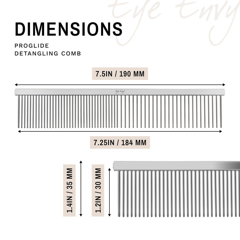 Eye Envy - Pro-Glide  Finishing Comb 8.75