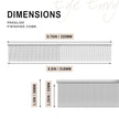 Eye Envy - Pro-Glide  Finishing Comb 8.75