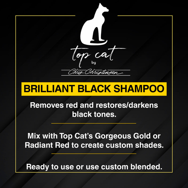 Top Cat - Brilliant Black Shampoo (3 sizes) ...