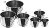 Round Stainless Steel Pail - No Hooks (4 Sizes) ...