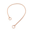 Champagne - Slip Snake Show Chain - Rose Gold