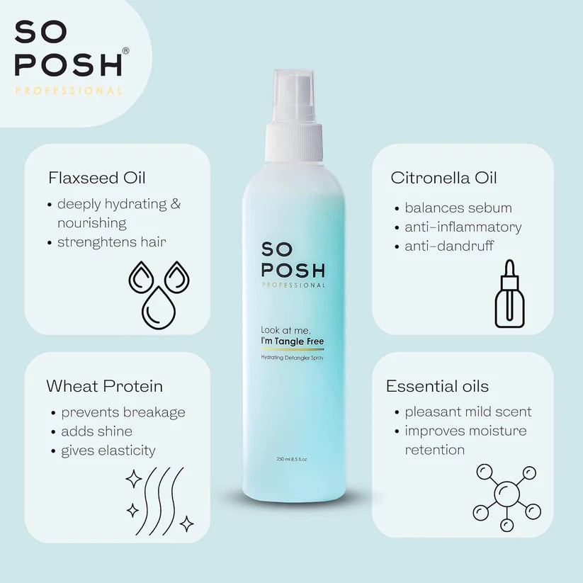 So Posh Look at Me, I'm Tangle Free Detangler Spray (2 sizes) ...