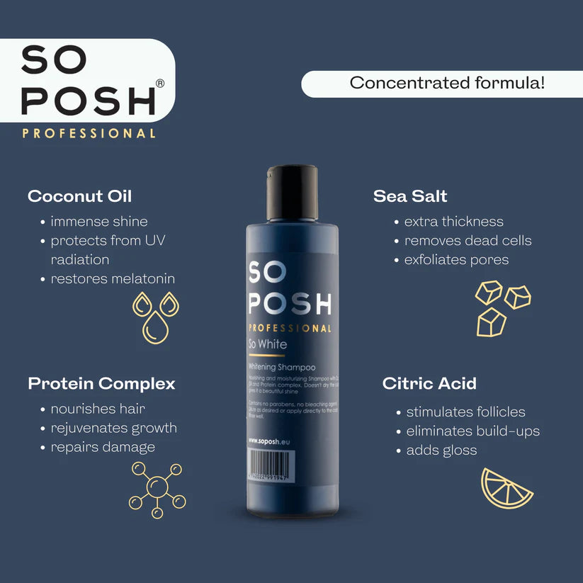 So Posh So White Shampoo (3 sizes) ...