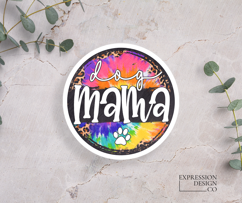 Expression Design Co - Dog Mama  Vinyl Sticker