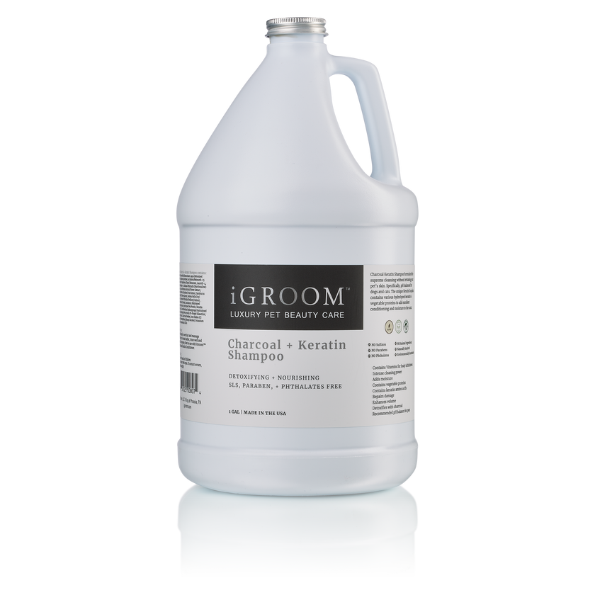 iGROOM - Charcoal + Keratin Shampoo (2 sizes) ...
