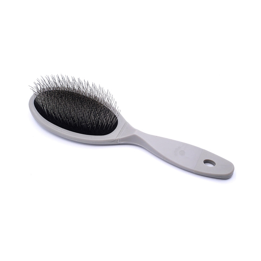 Artero Oval, Long Pin Slicker Brush (Left Handed) - Grey (P313)