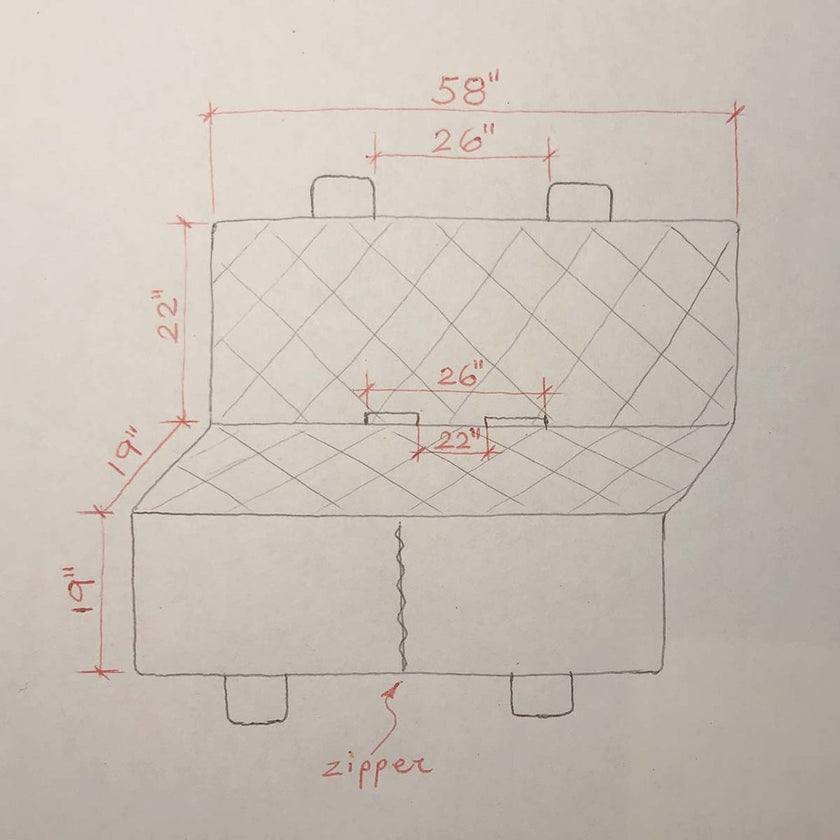 Seat Cover - Large Size With Zipper (PSC400)