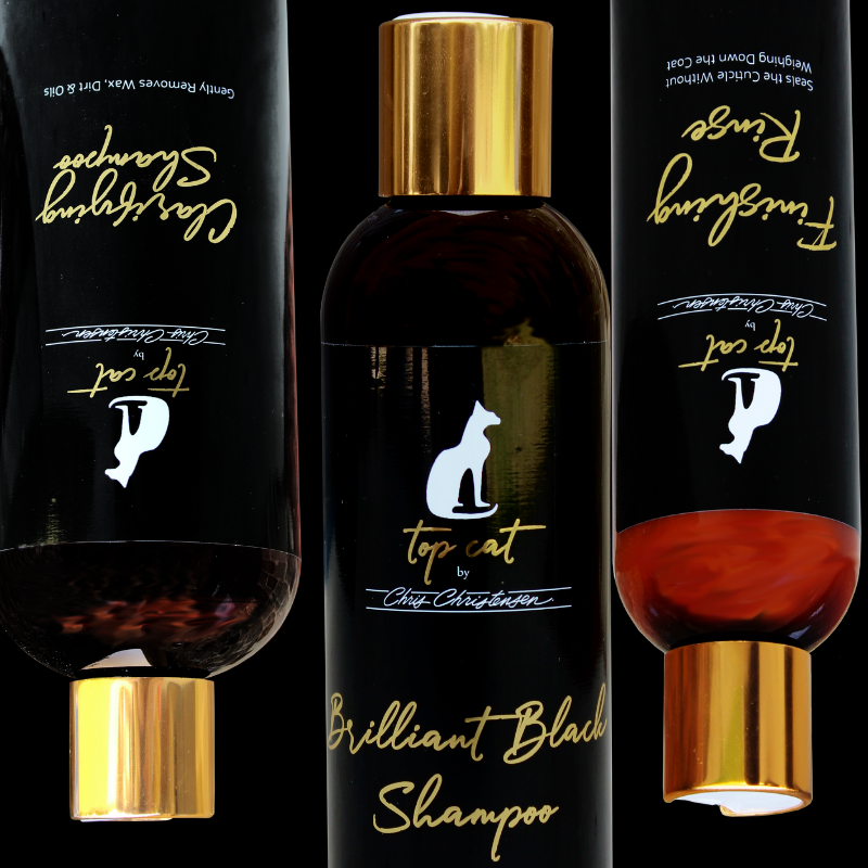 Chris Christensen Top Cat - Brilliant Black Shampoo (3 sizes available) ...