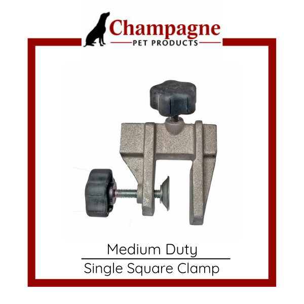 Champagne Medium Duty Single Square Clamp