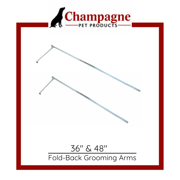 Champagne Fold Back Grooming Arm - 36" & 48"