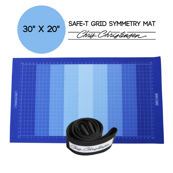 Chris Christensen Safe-T Grid Symmetry Mat with Strap (3 sizes available) ...