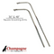 Champagne Square Grooming Arms - 36" & 48"