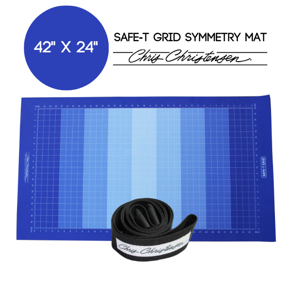 Chris Christensen Safe-T Grid Symmetry Mat with Strap (3 sizes available) ...