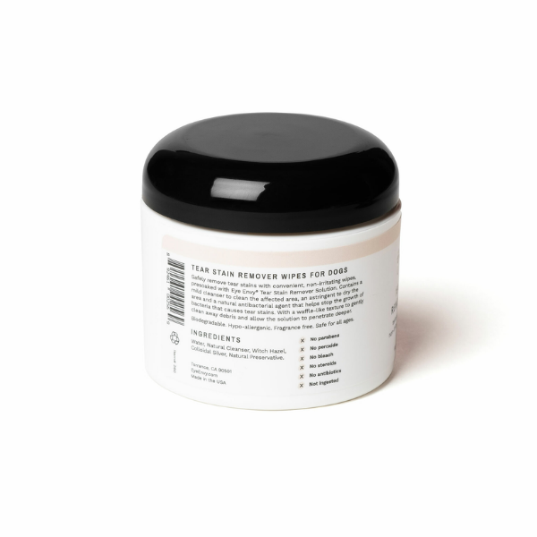 Eye Envy - Tear Stain Remover Solution Wipes (Pre-soaked Pads)