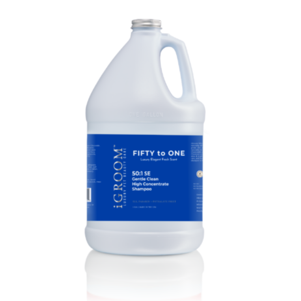 iGROOM - Fifty to One (50:1) SE - Gentle Clean High Concentrate Shampoo (2 sizes) ...