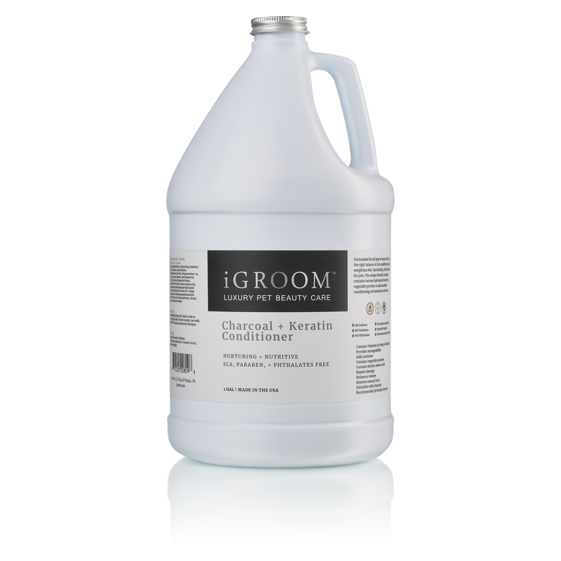 iGROOM - Charcoal + Keratin Conditioner ... 2 sizes